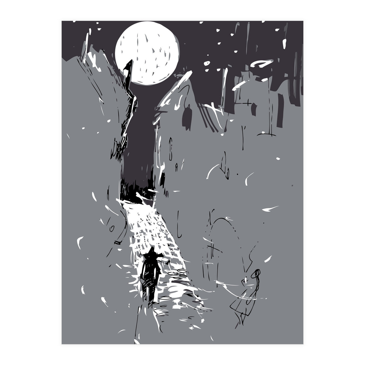 Moonlight Town (Print Only)