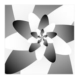 Abstract Black & White Floral (Print Only) thumbnail