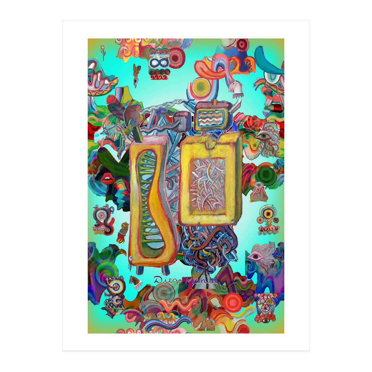 Graffitis 2021 Tapiz 4 (Print Only)