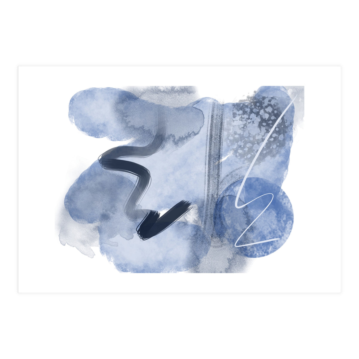 Azul e azul (Print Only)