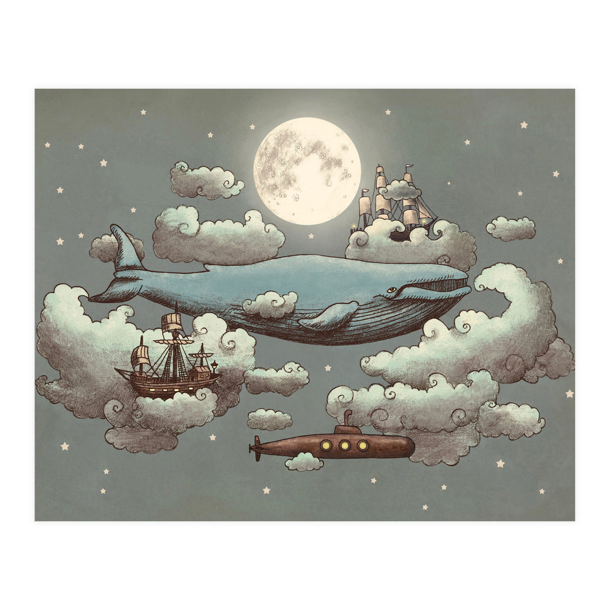 Ocean Meets Sky (Print Only)