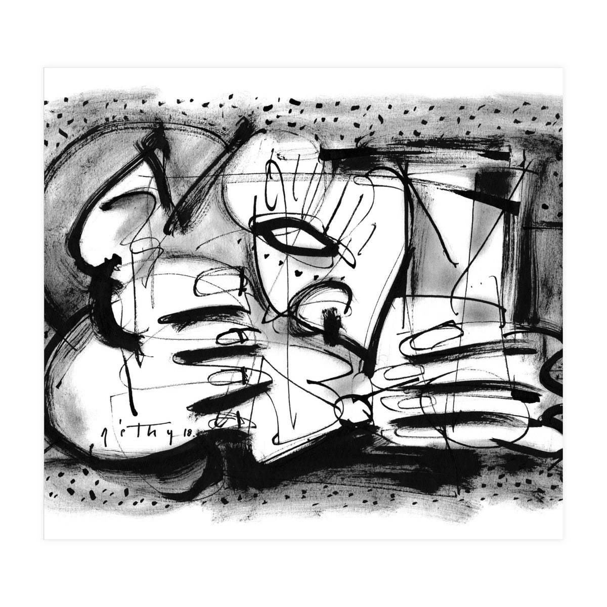 Drinker - b&w (Print Only)