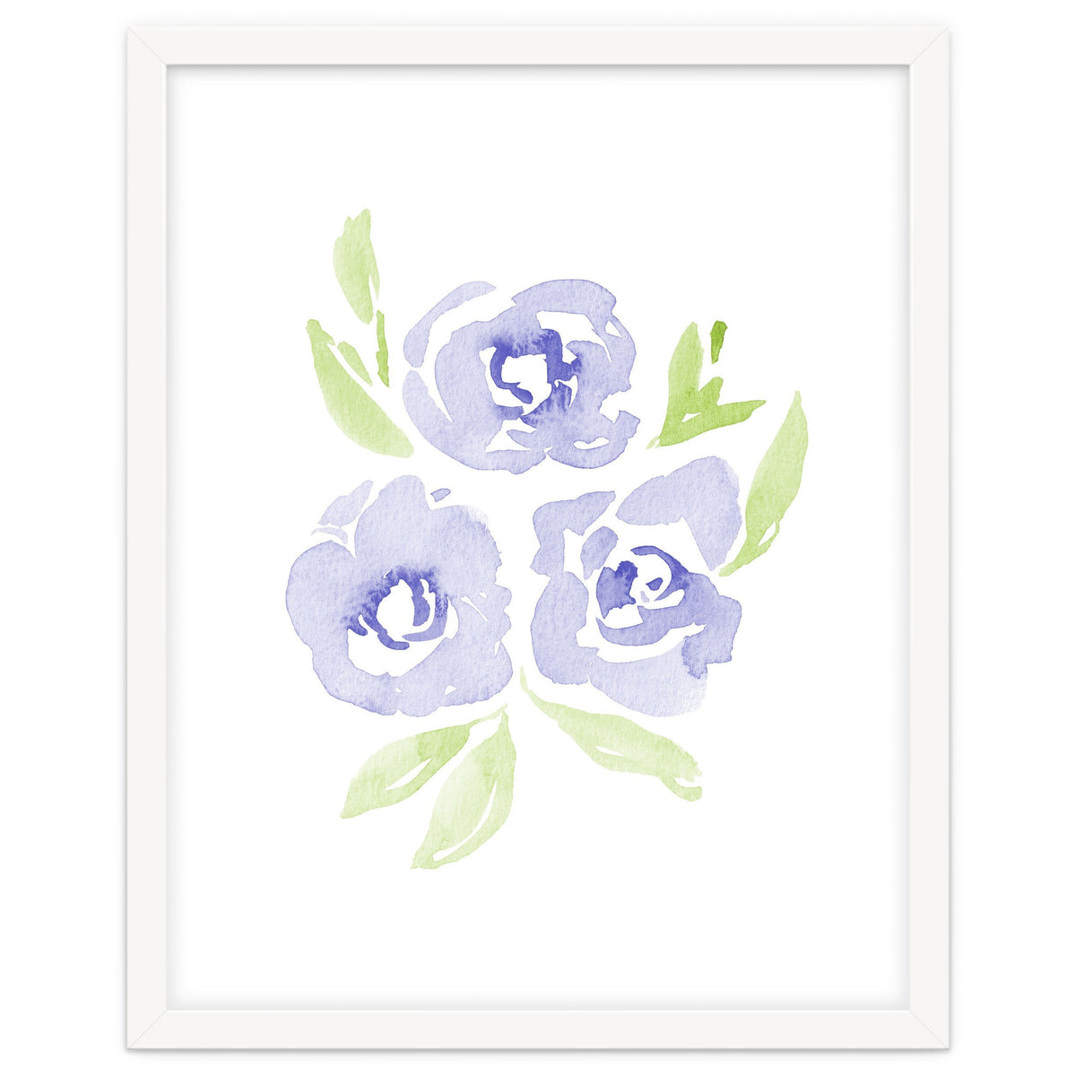 Wild Roses | Periwinkle Blue