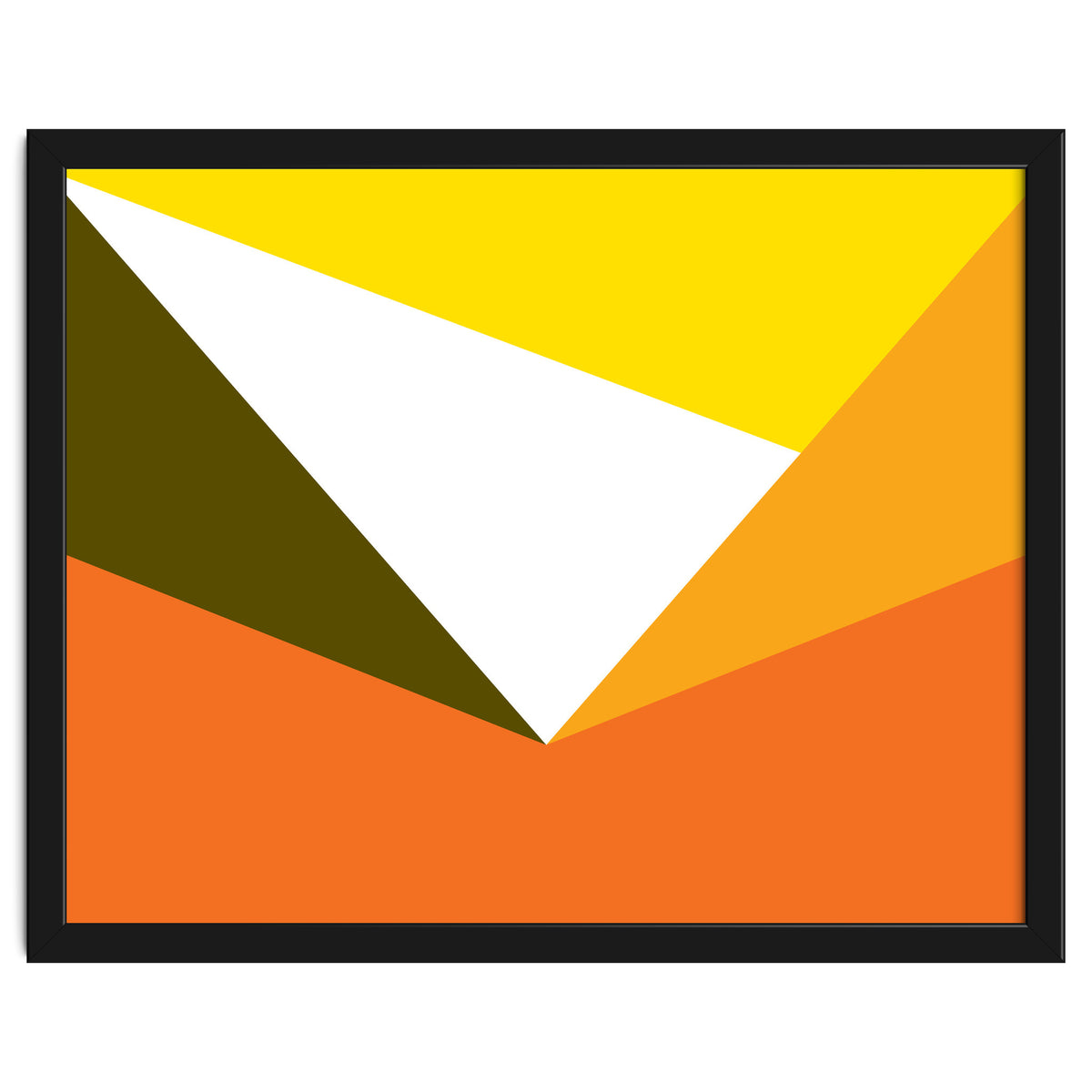 Geometric Shapes No. 58 - yellow & orange