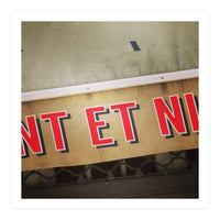 french painted sign (Print Only)