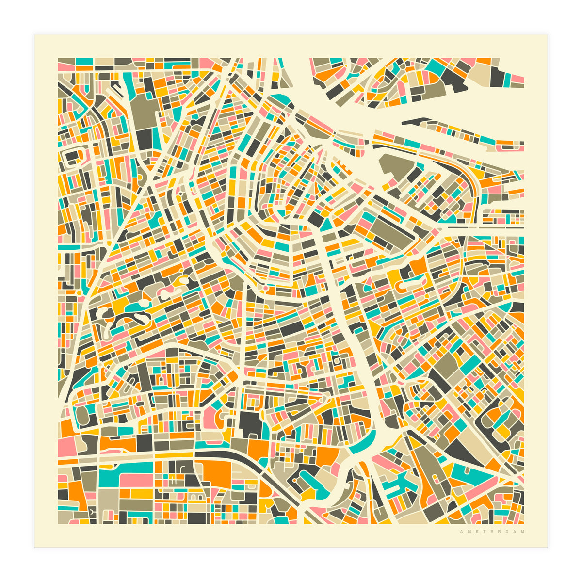 AMSTERDAM MAP (Print Only)