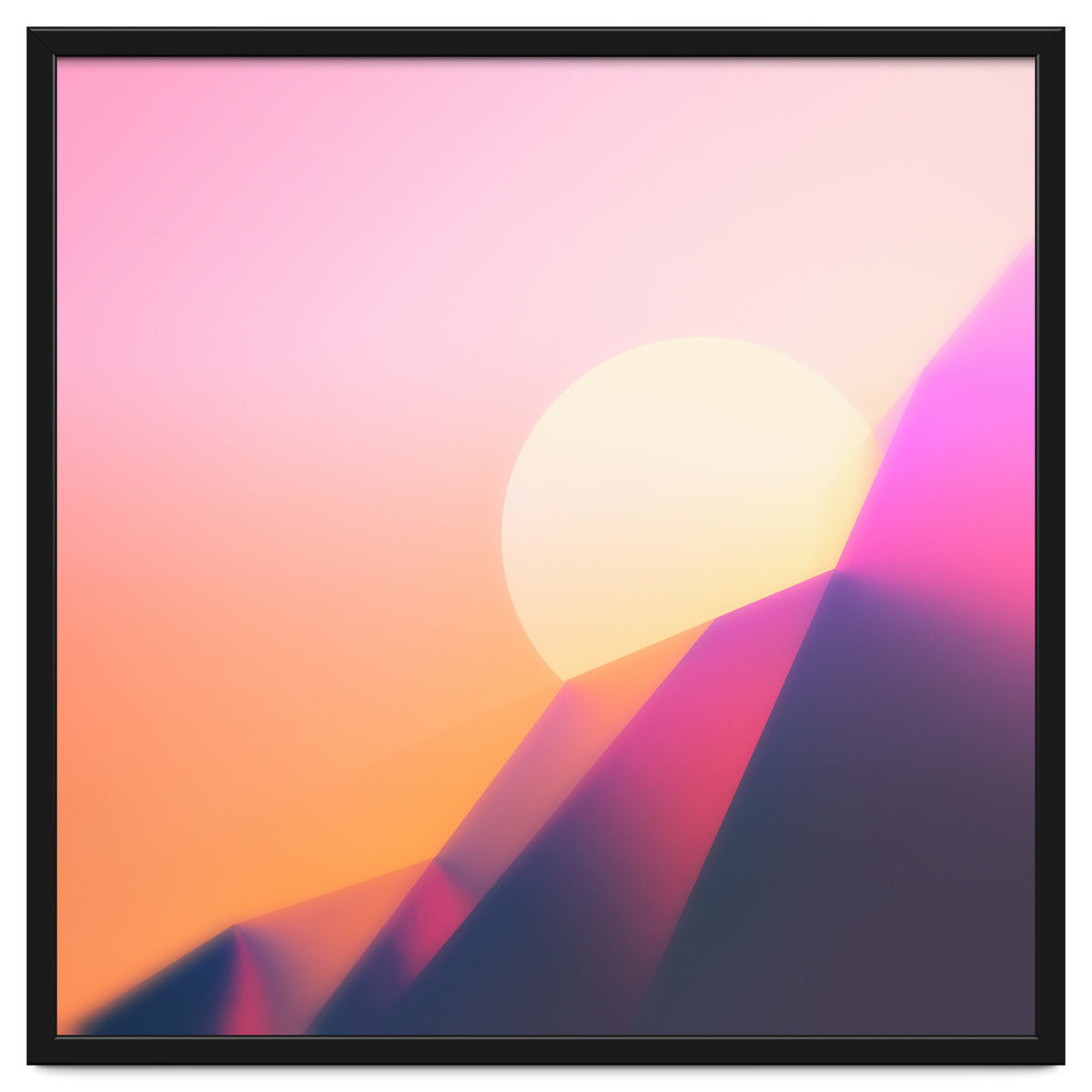 Sun Desert Mountain Sky