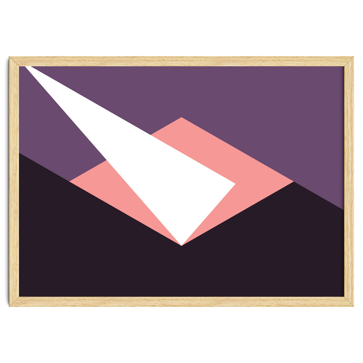 Geometric Shapes No. 59 - pink & purple