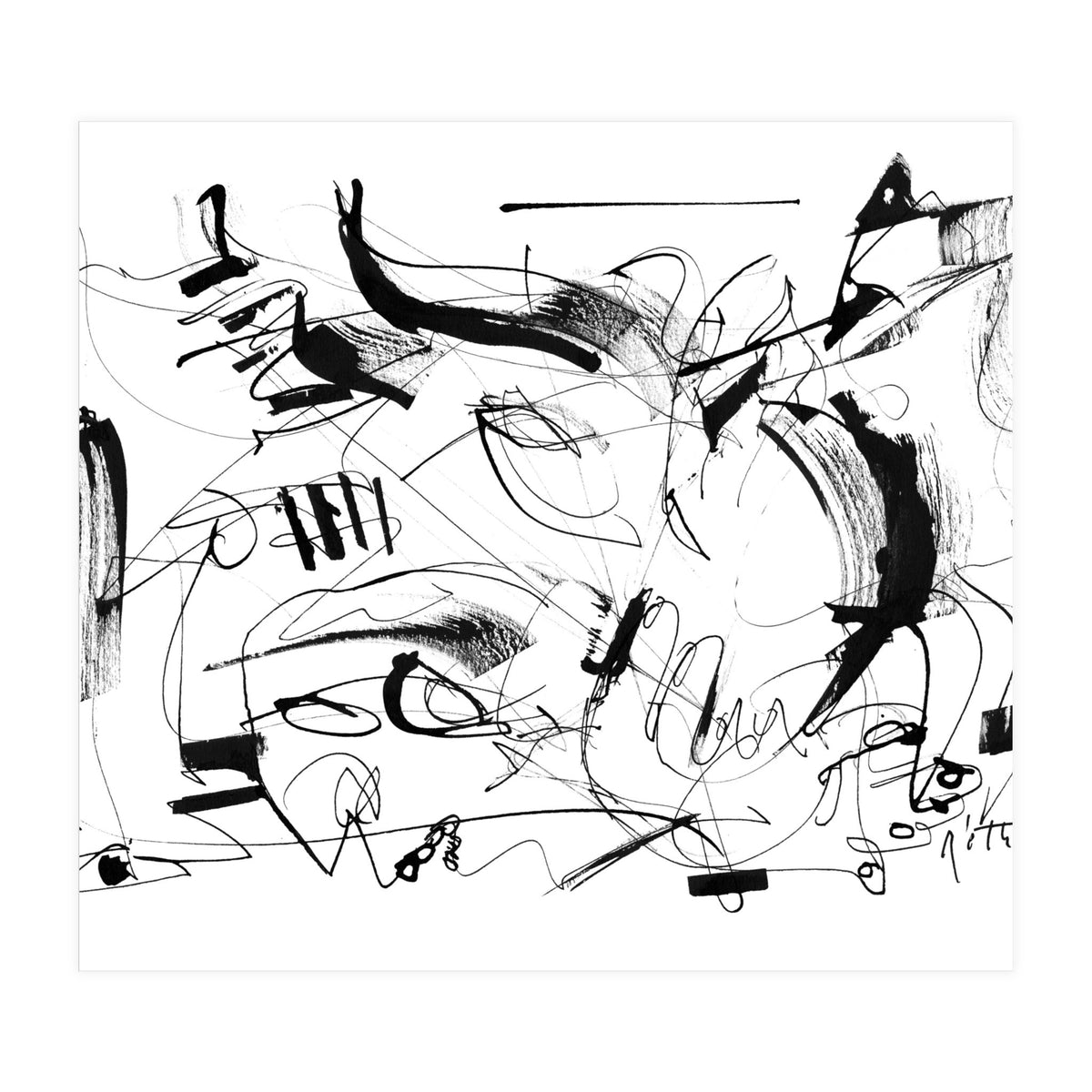 Crushed by a Bull - b&w (Print Only)