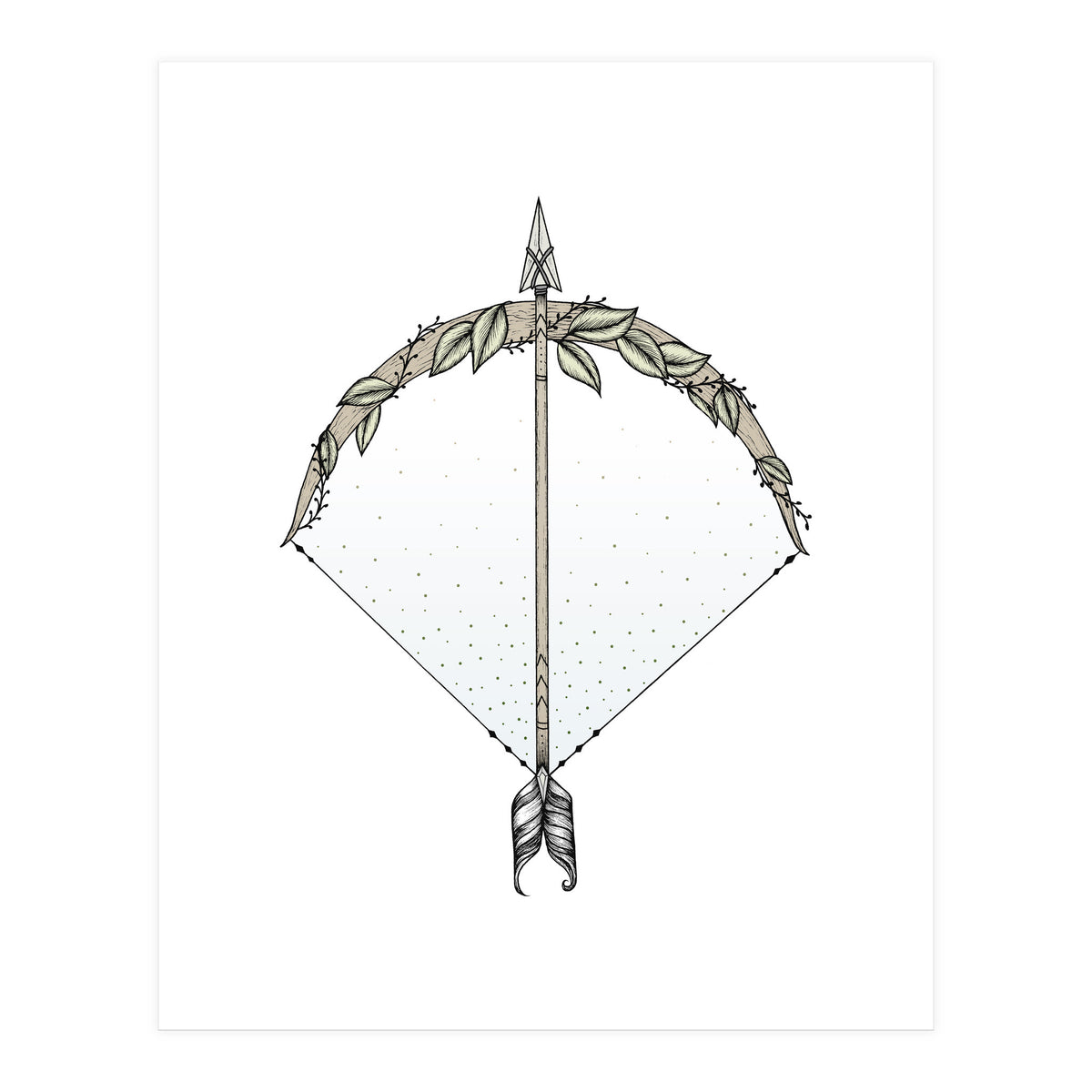 Bow And Arrow (Print Only)