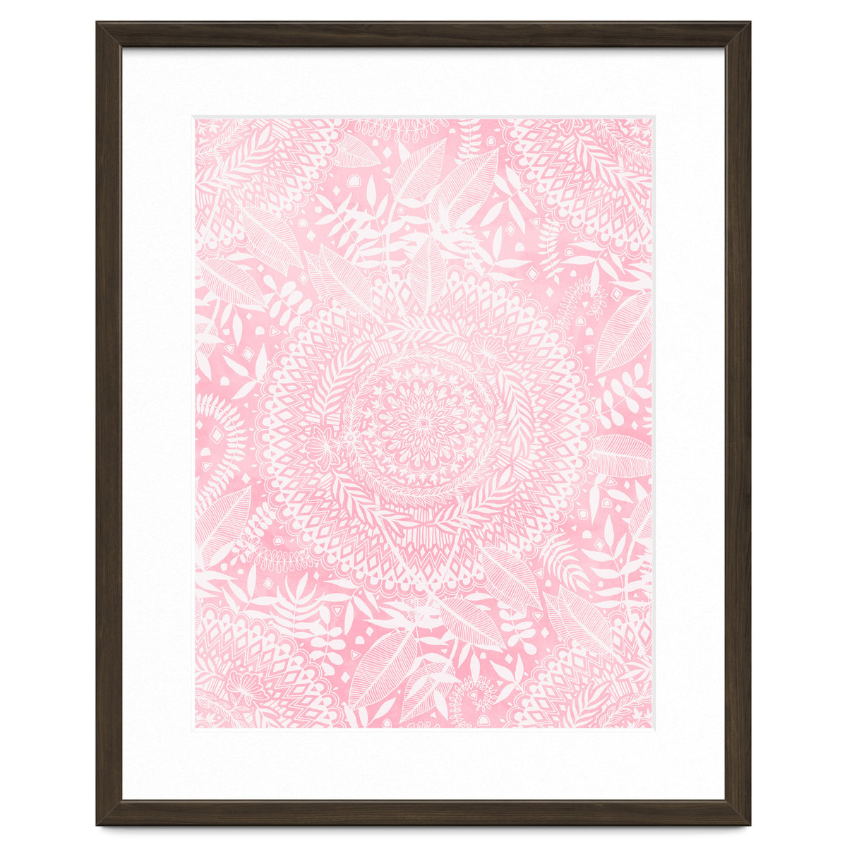 Medallion Pattern in Blush Pink