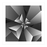 Blackish Trendy Triangle Pattern (Print Only) thumbnail