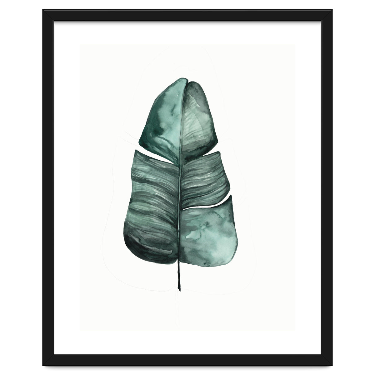 Botanical Illustration Banana Leaf