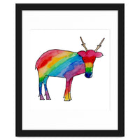 Rainbow reindeer
