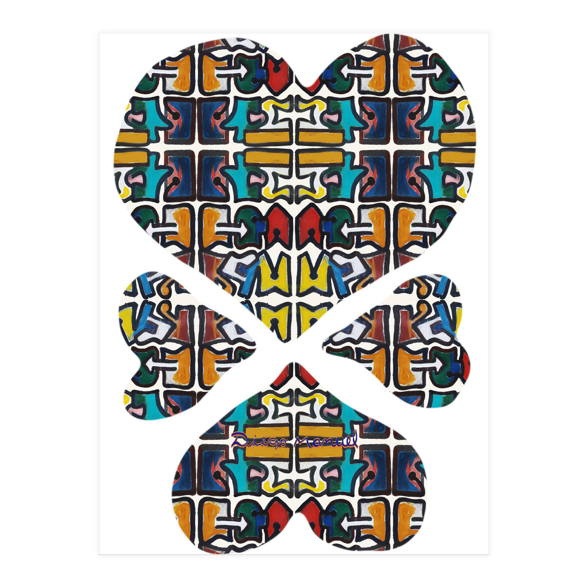 4 Corazones 8  (Print Only)