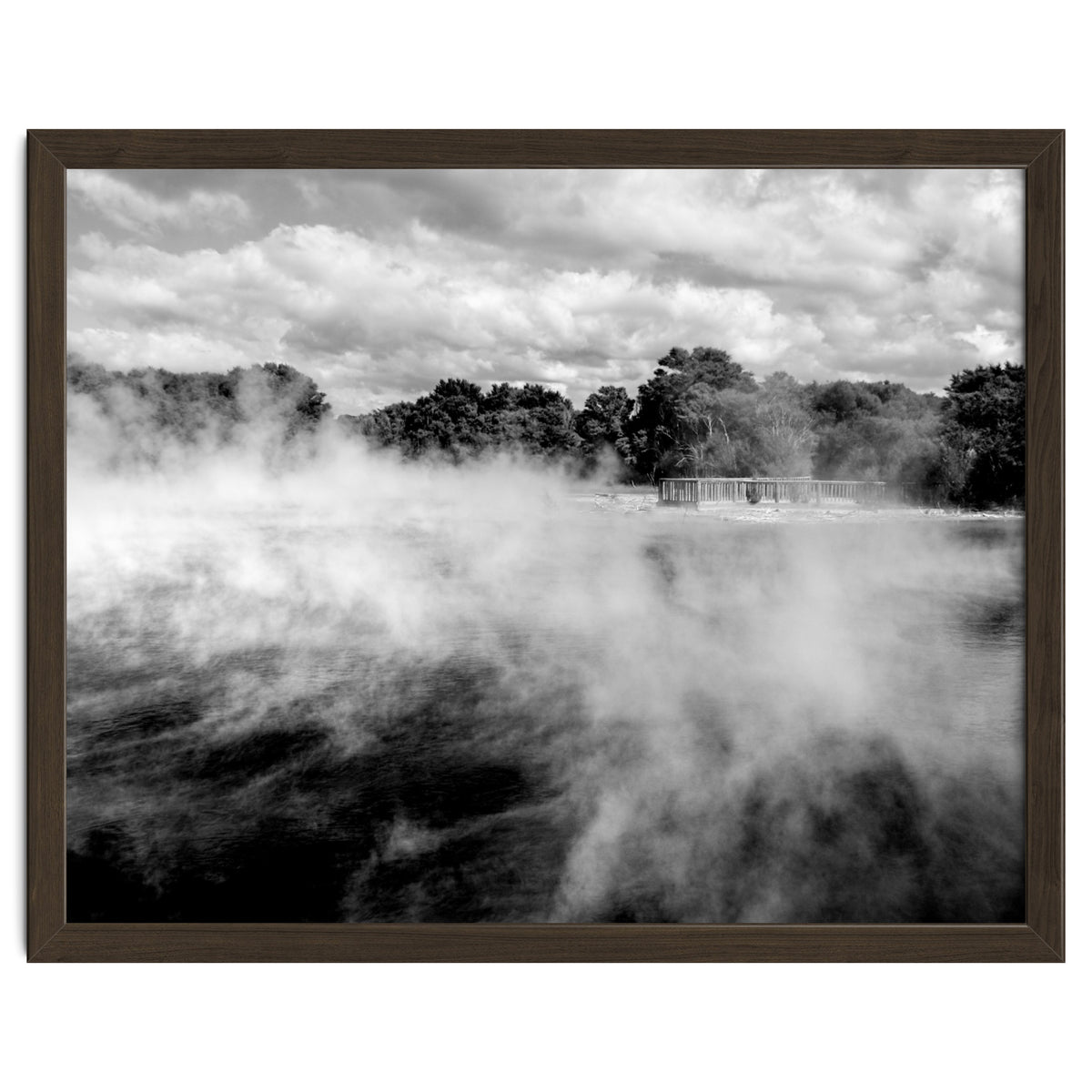 Vapors in Rotorua, New Zealand Art Print