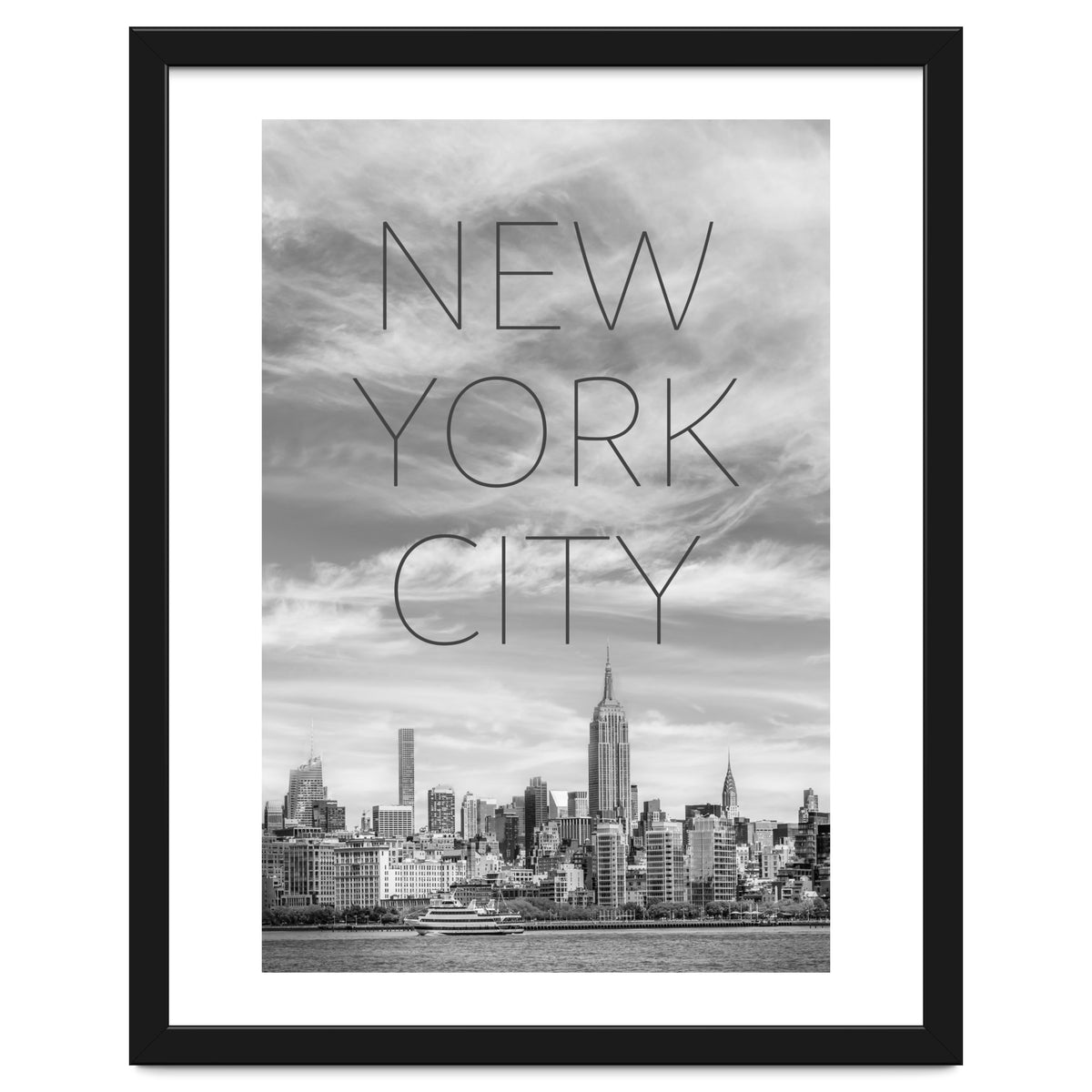 NYC Midtown Manhattan | Text & Skyline