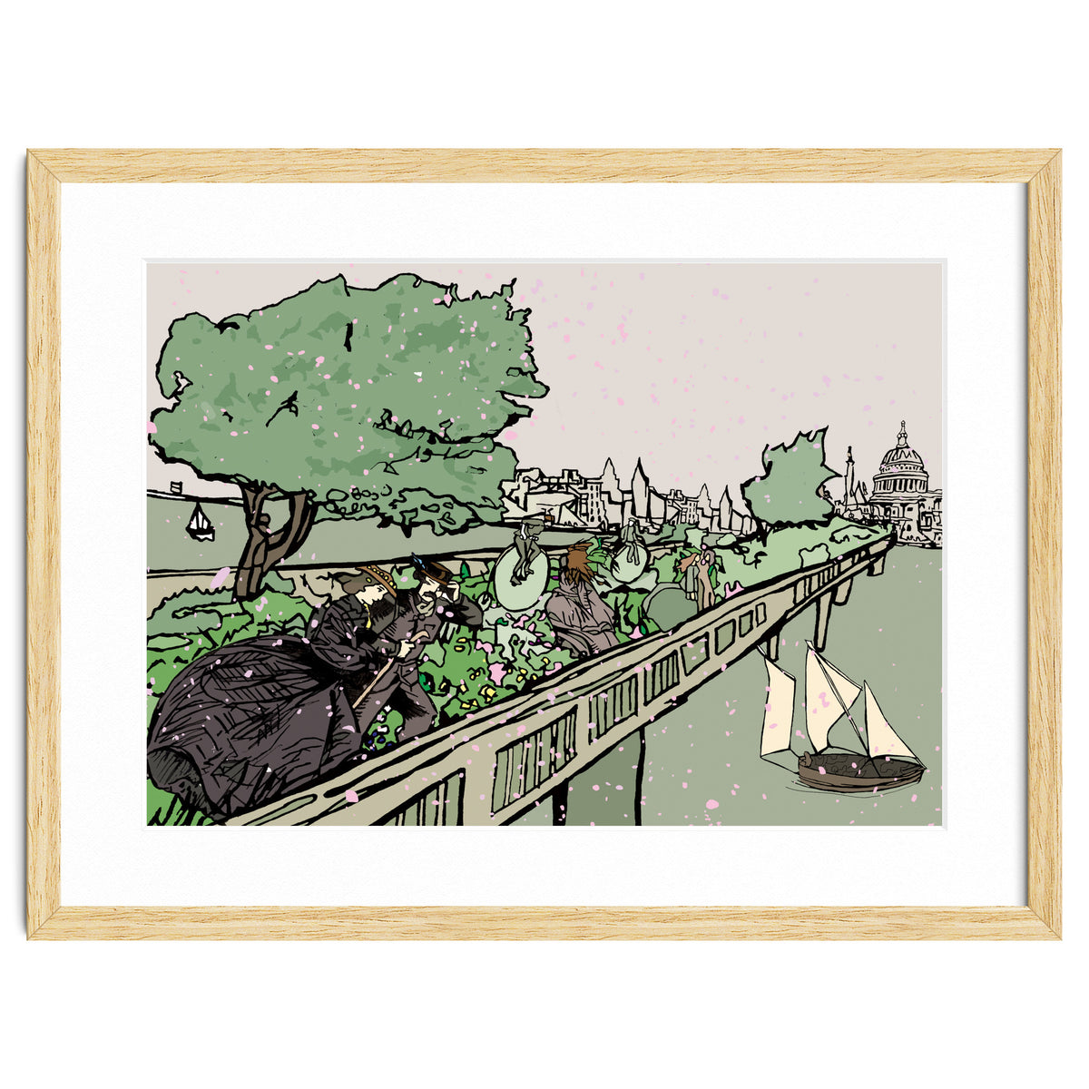 A Windy Day On The Garden Bridge