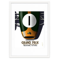 Australian Grand Prix Art Deco poster
