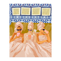 Ladies-Only Club | Girl Talk Slumber Party BFF | Bohemian Feminism Independent Moroccan Women (Print Only)