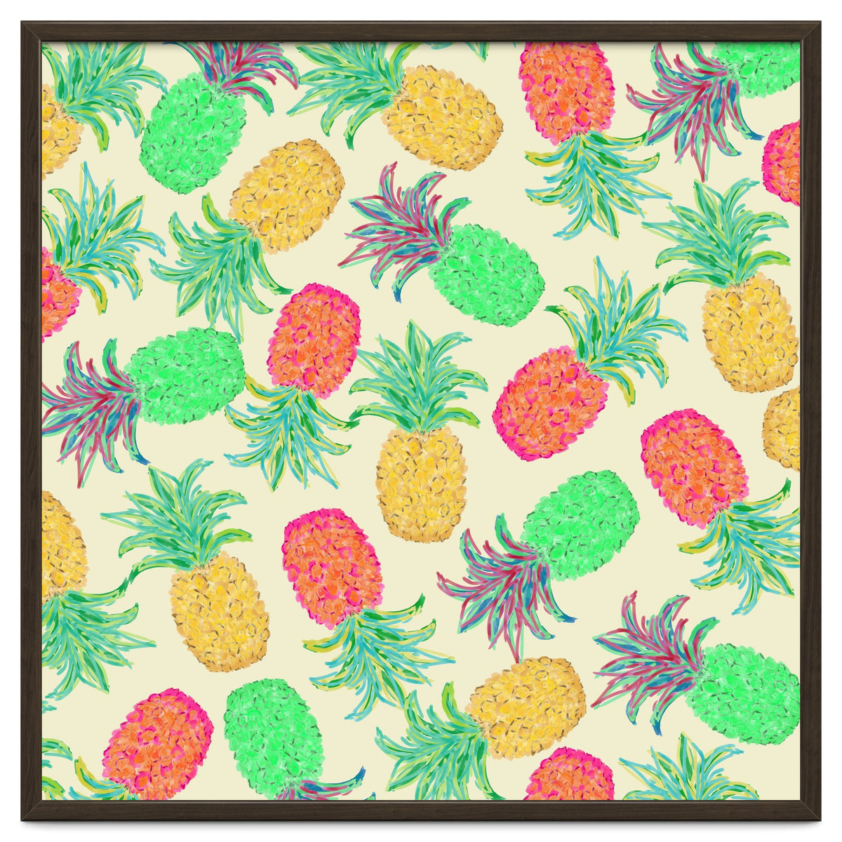 Pineapple Pandemonium Multicolo
