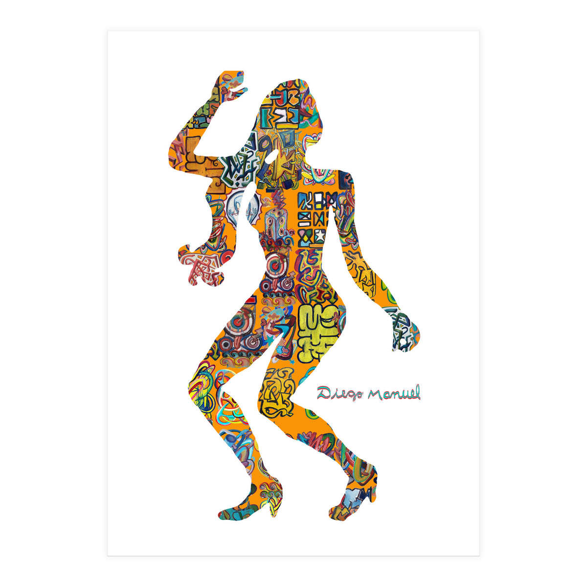 Dance Girl B 23  (Print Only)