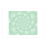 Pastel Colors Flower Pattern Set Green (Print Only) thumbnail