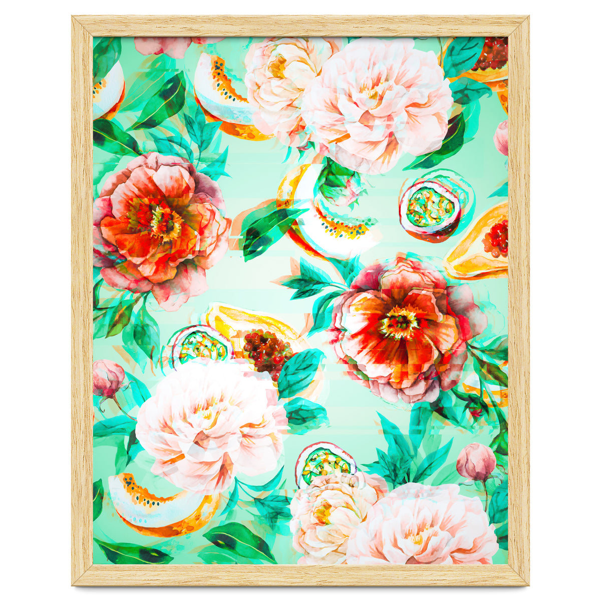 Tropical flowery fruit glitch