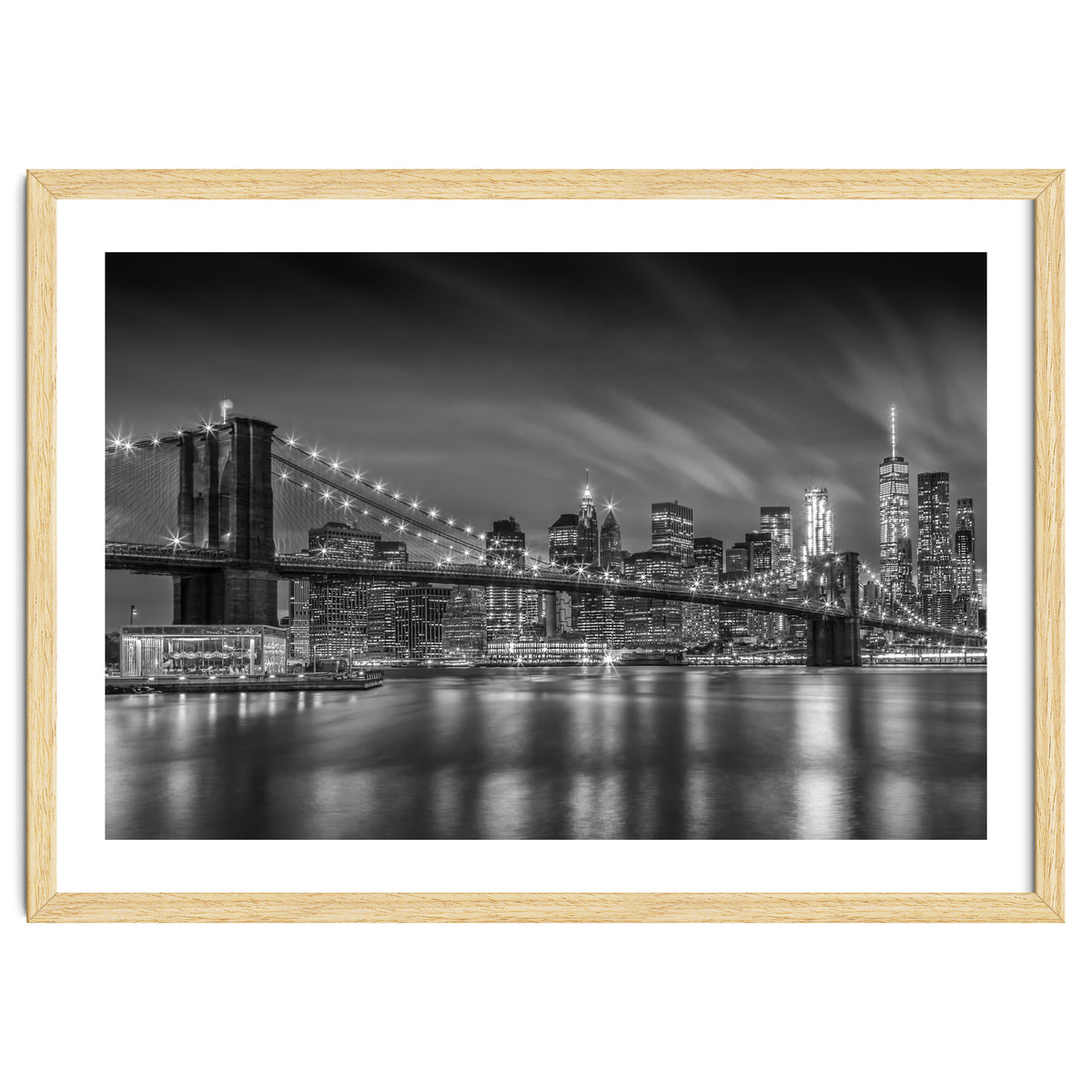 BROOKLYN BRIDGE Nightly Impressions | Monochrome