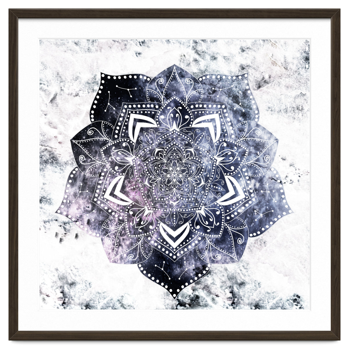 Cancer Constellation Mandala