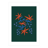 Abstract Retro Botanical Art (Print Only) thumbnail