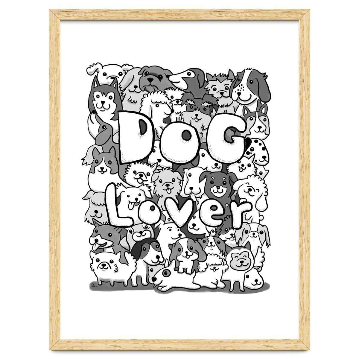 Doodle 72:  Dog Lover