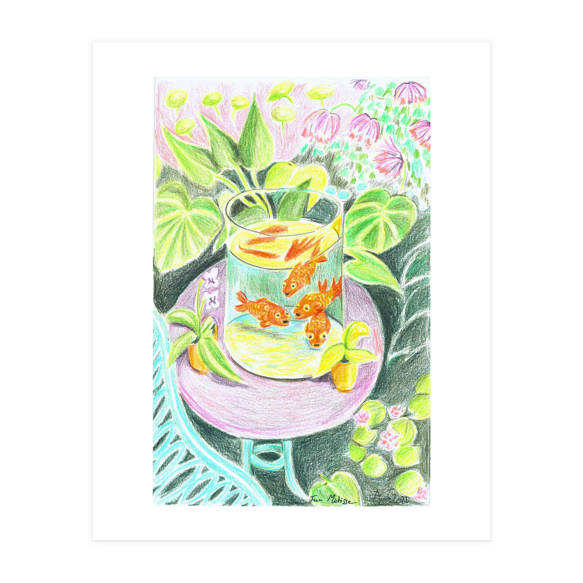 Fish Bowl Matisse (Print Only)