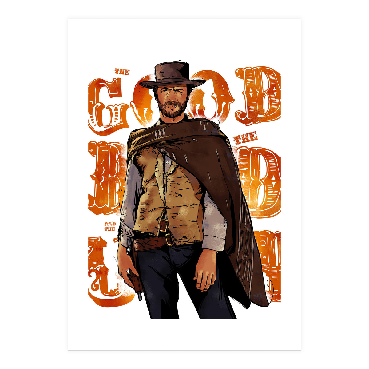 Clint Eastwood (Print Only)