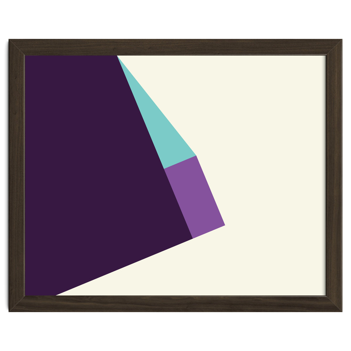 Geometric Shapes No. 42 -  lilac, blue & purple