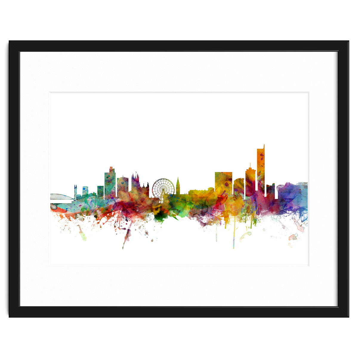 Manchester England Skyline