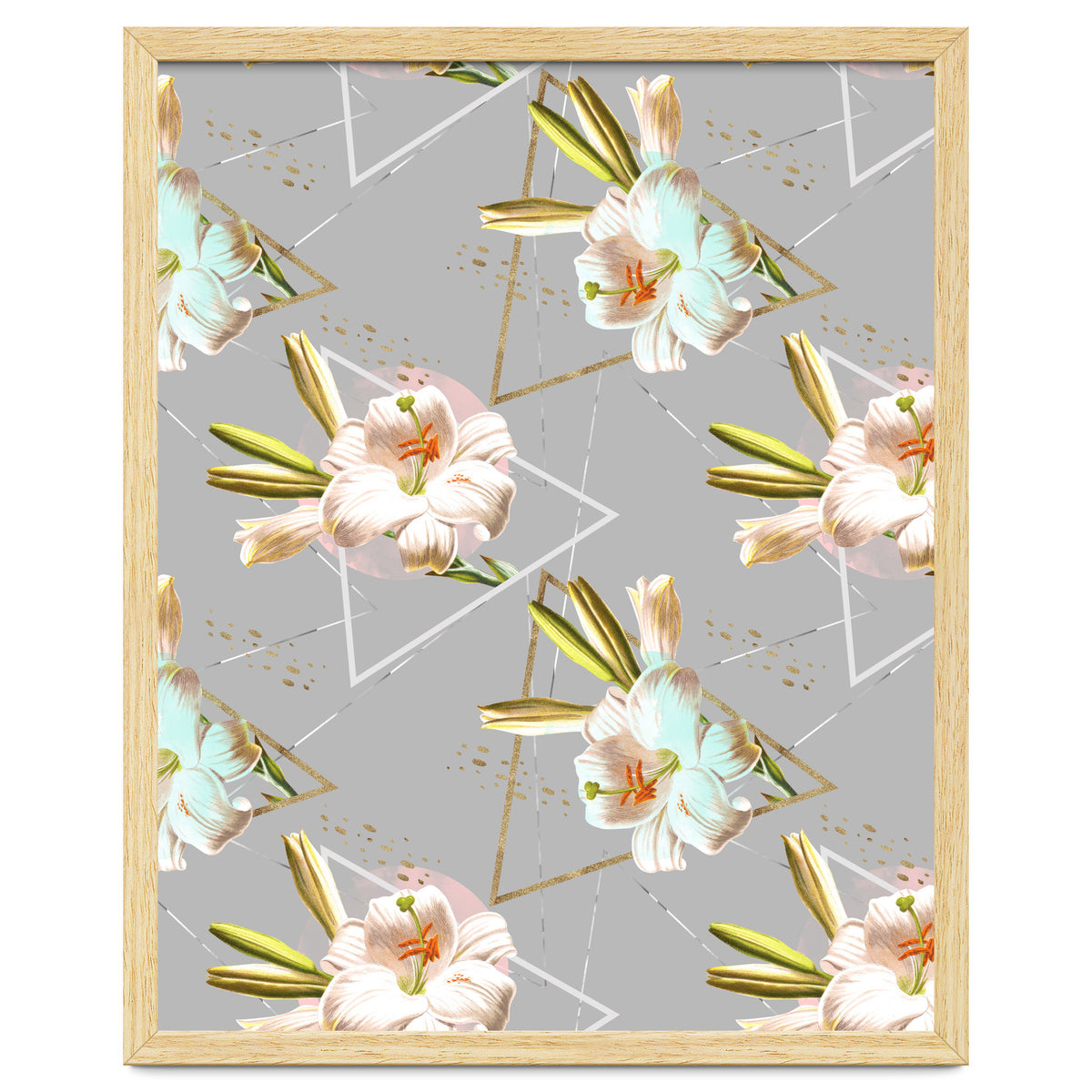 Botanical blooming with geometric 02