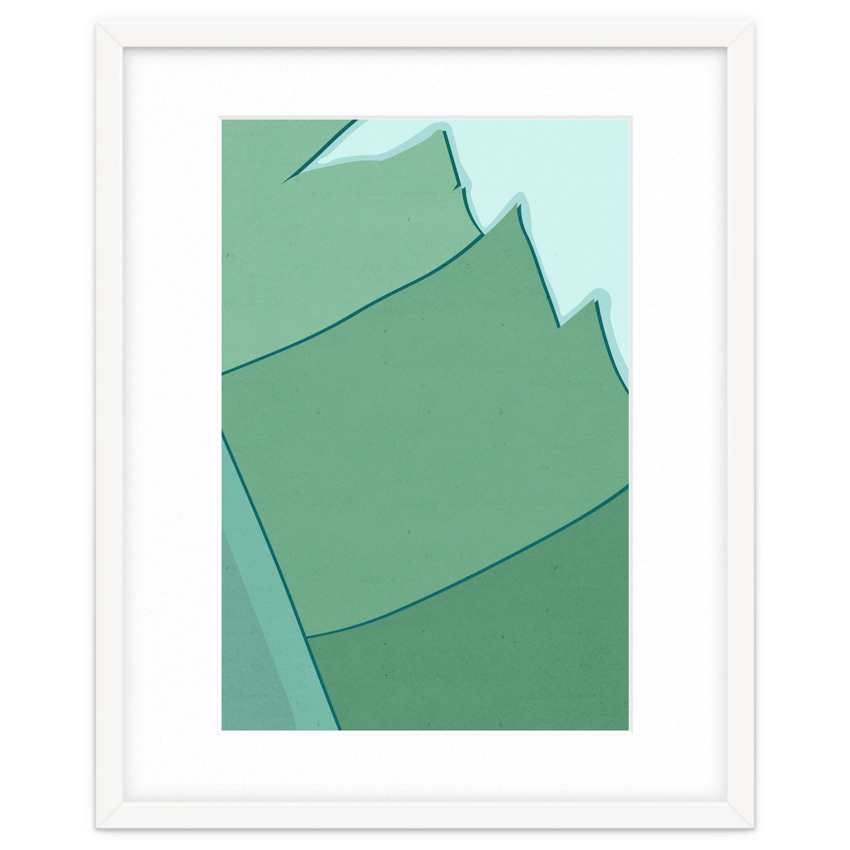 Abstract Banana Leaves Three - Greener Eden