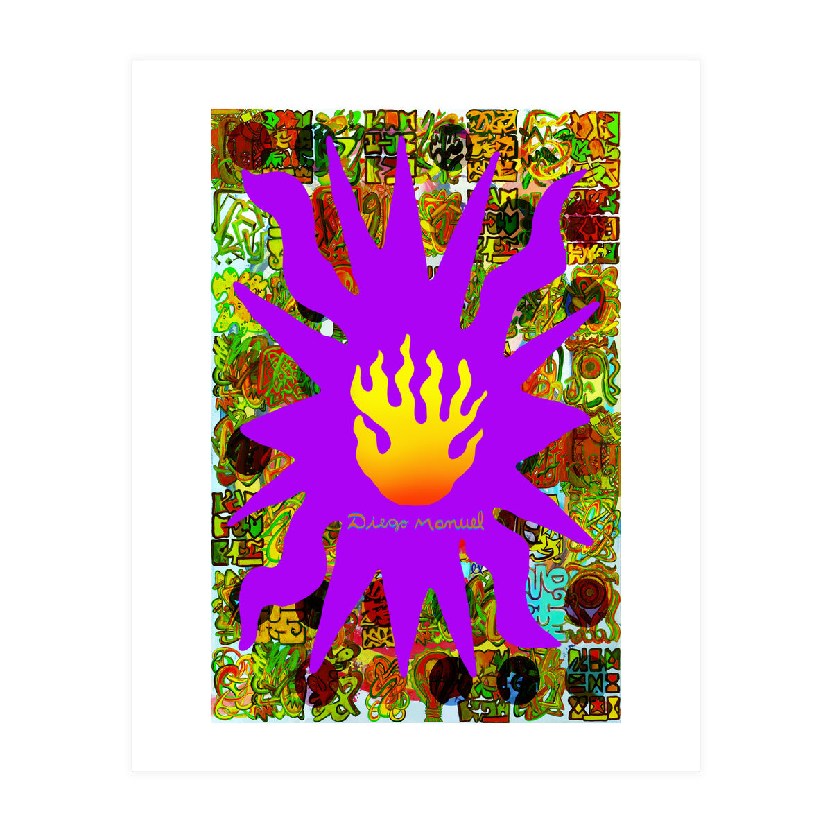 Fuego Y Graffiti 56 (Print Only)