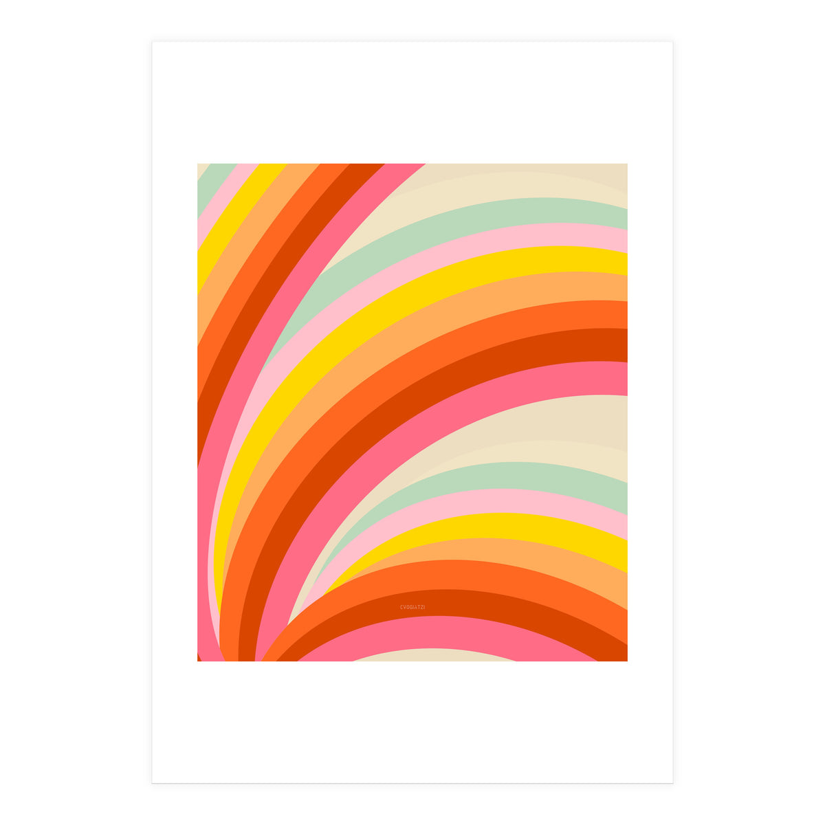 Happy Color Sunlights  (Print Only)