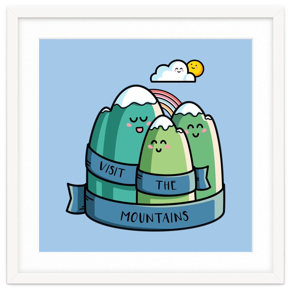 Kawaii Cute Visit the mountains