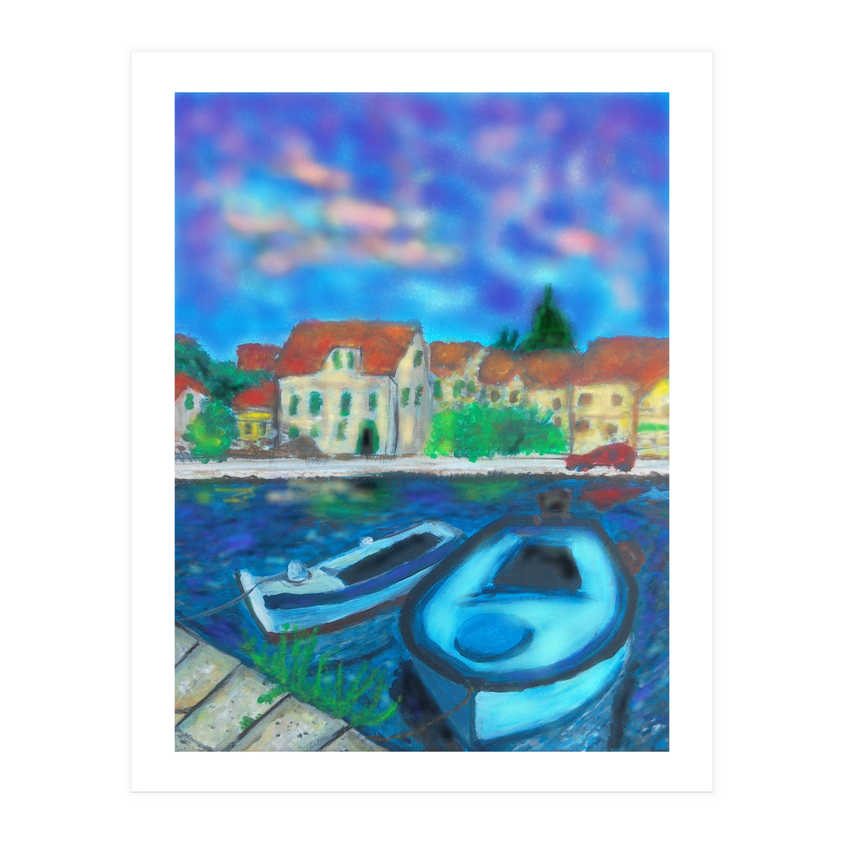 Two Boats in Vrboska (Print Only)