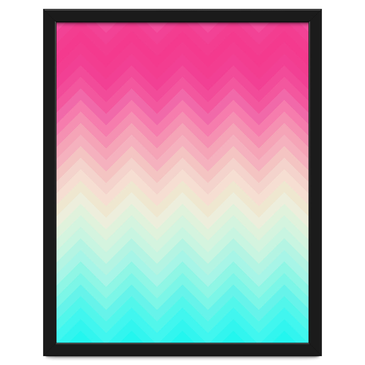 Chevron pink and blue