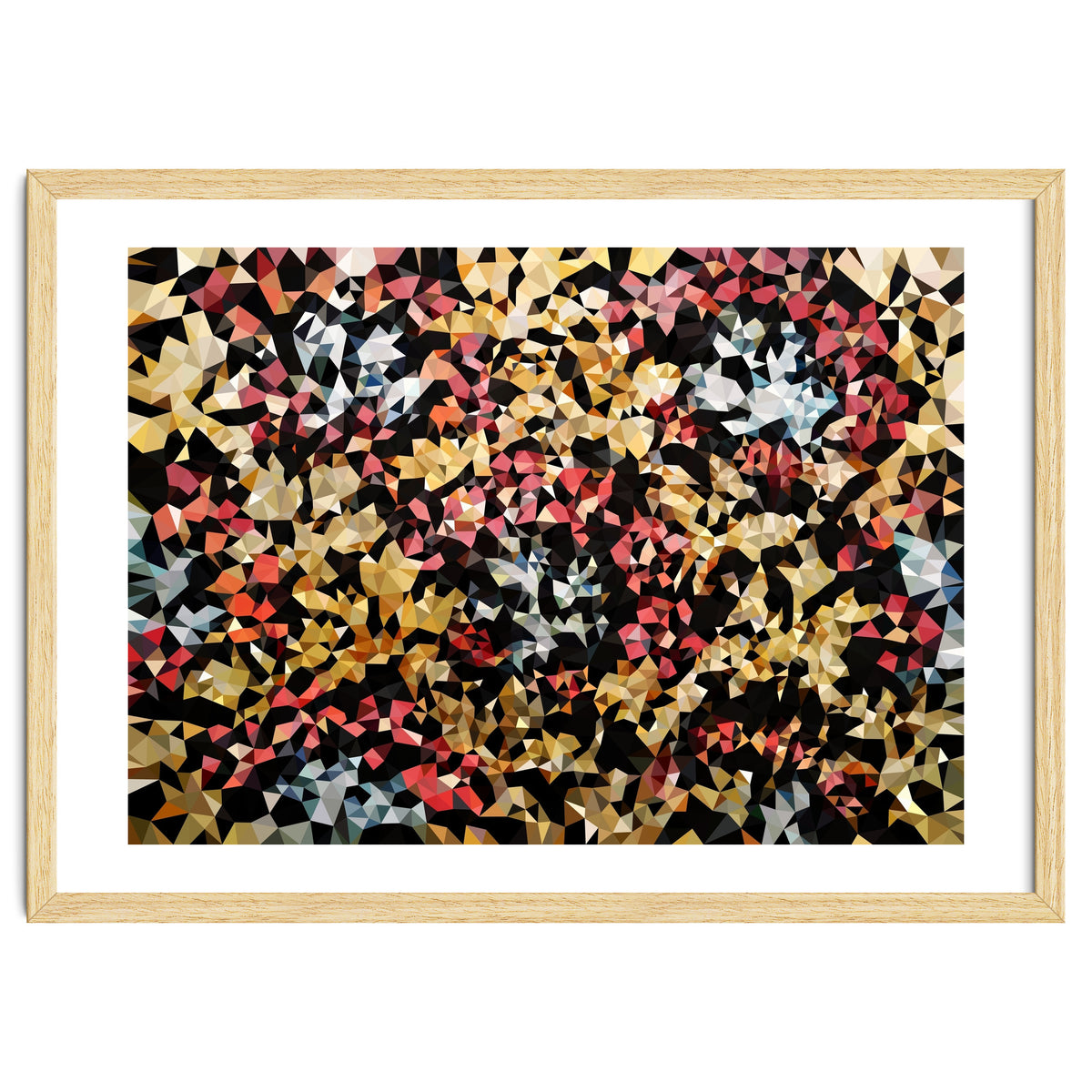 Floral Gold Geometric