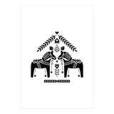 Swedish Dala Horse Folk Pattern (Print Only) thumbnail