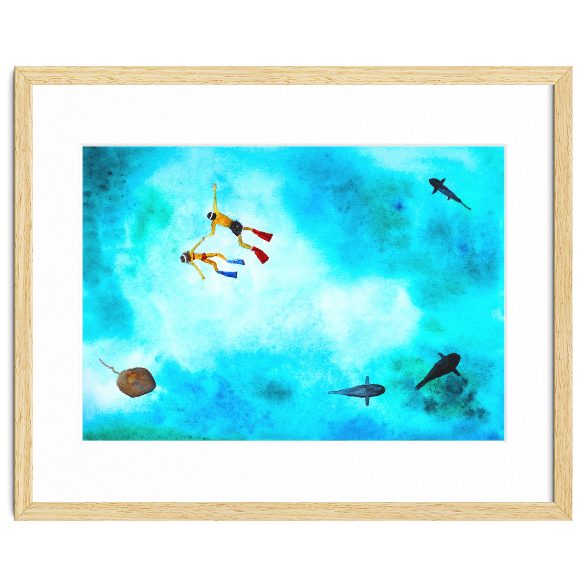 One summer day || watercolor