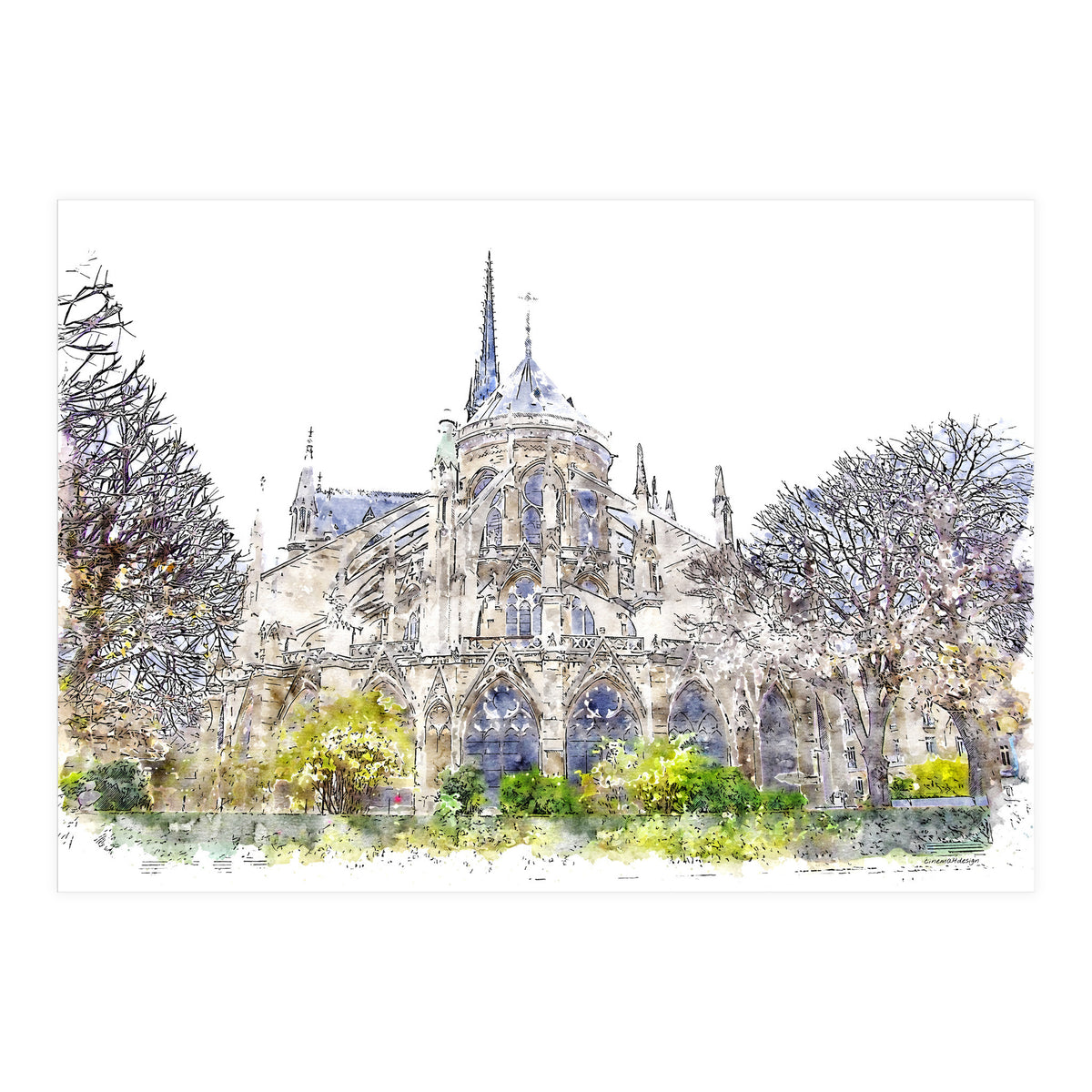 Notre-Dame de Paris (Print Only)