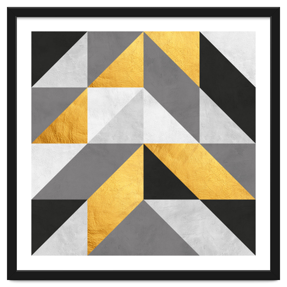 Gray and Gold Composition V