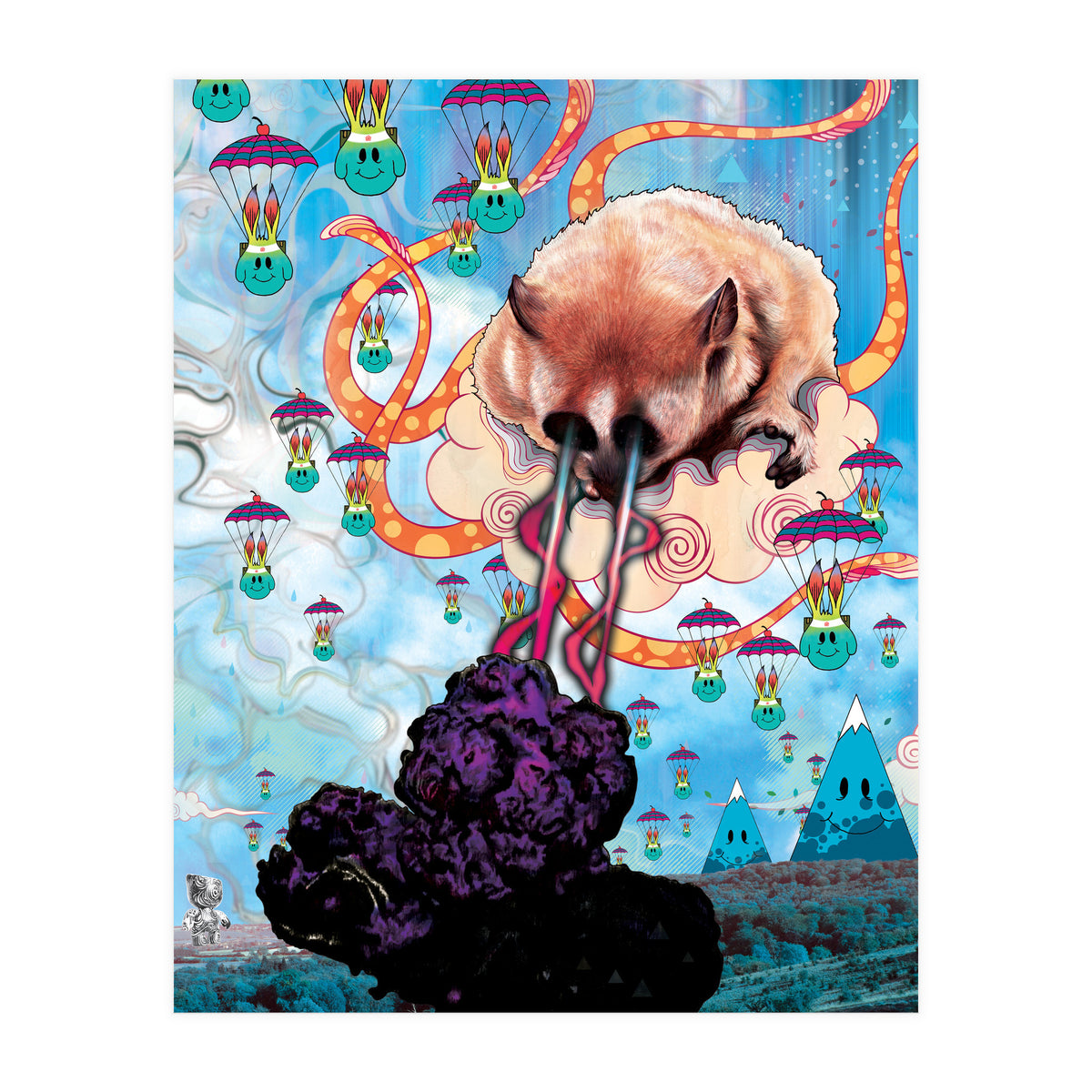 Attack Of The Super Furry Animal (Print Only)