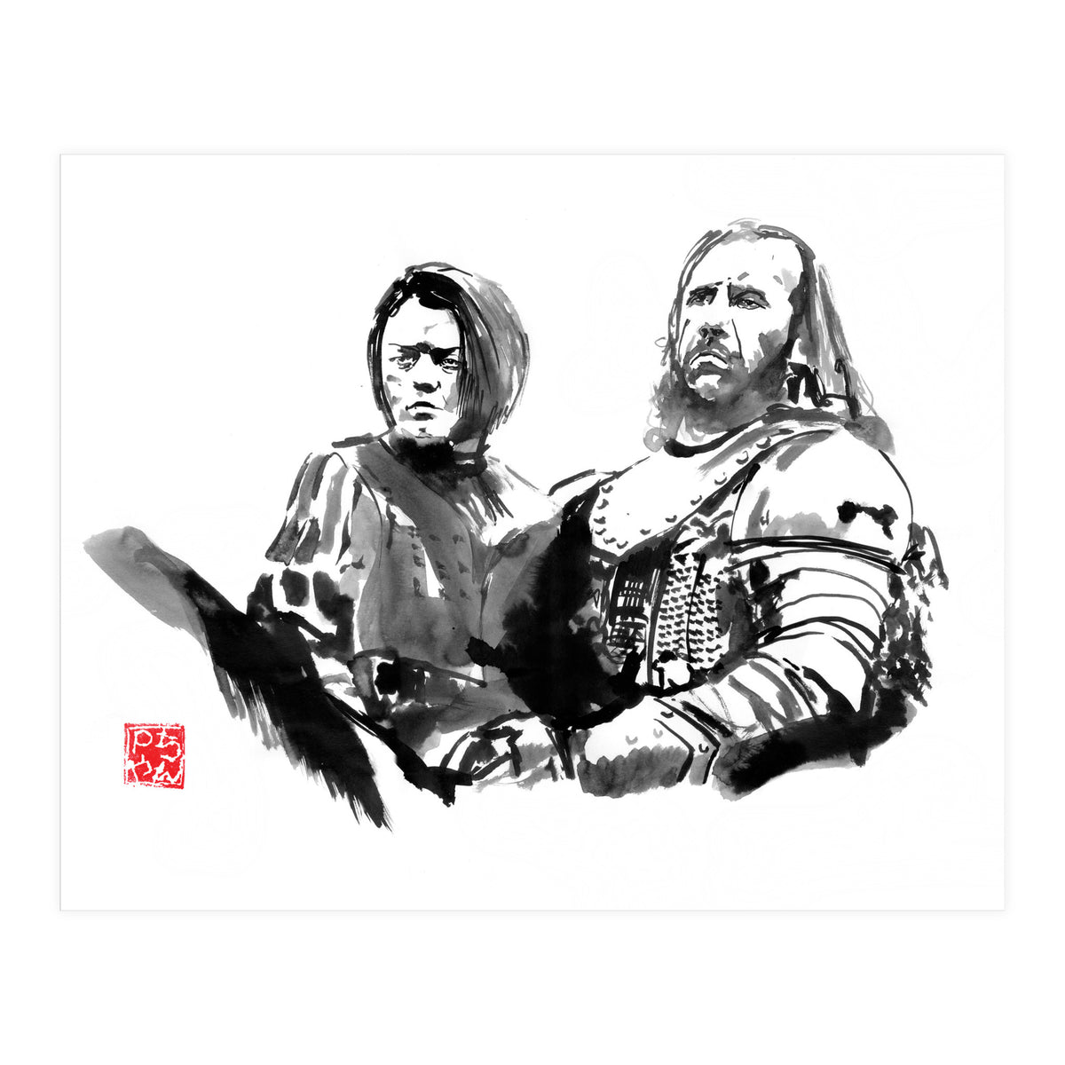 Arya And The Limier (Print Only)